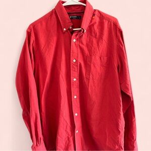 Daniel Cremieux Red Casual Button Down Shirt
